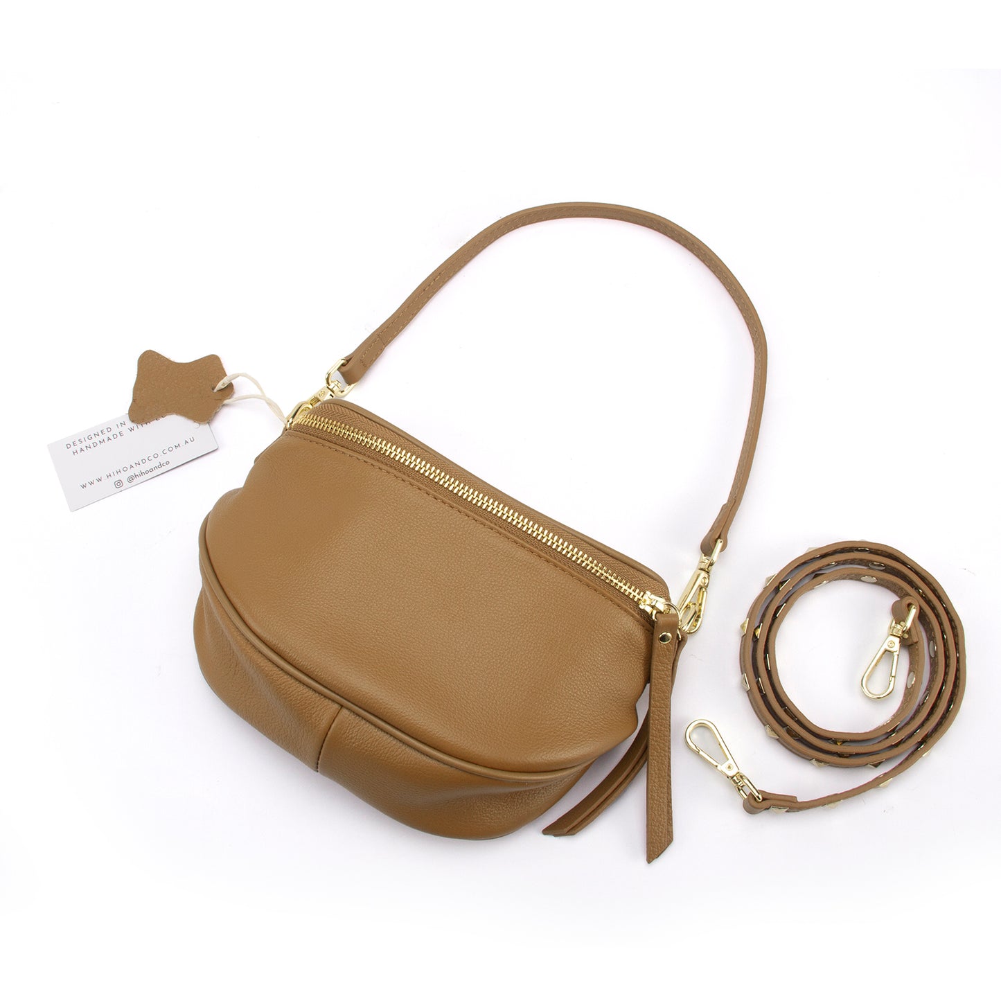 HI HO + CO - Mini Obsessed Bag Camel/Gold