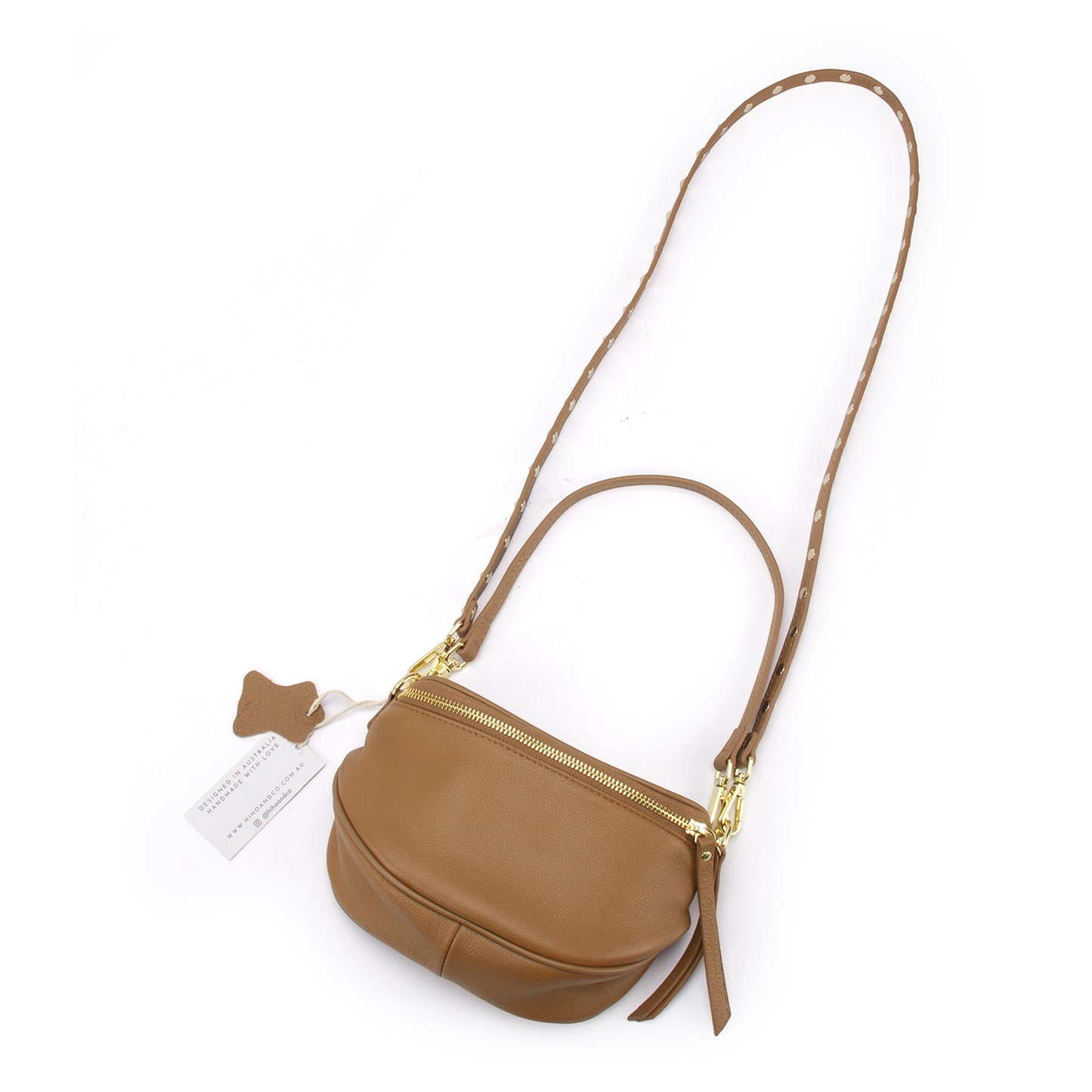 HI HO + CO - Mini Obsessed Bag Camel/Gold