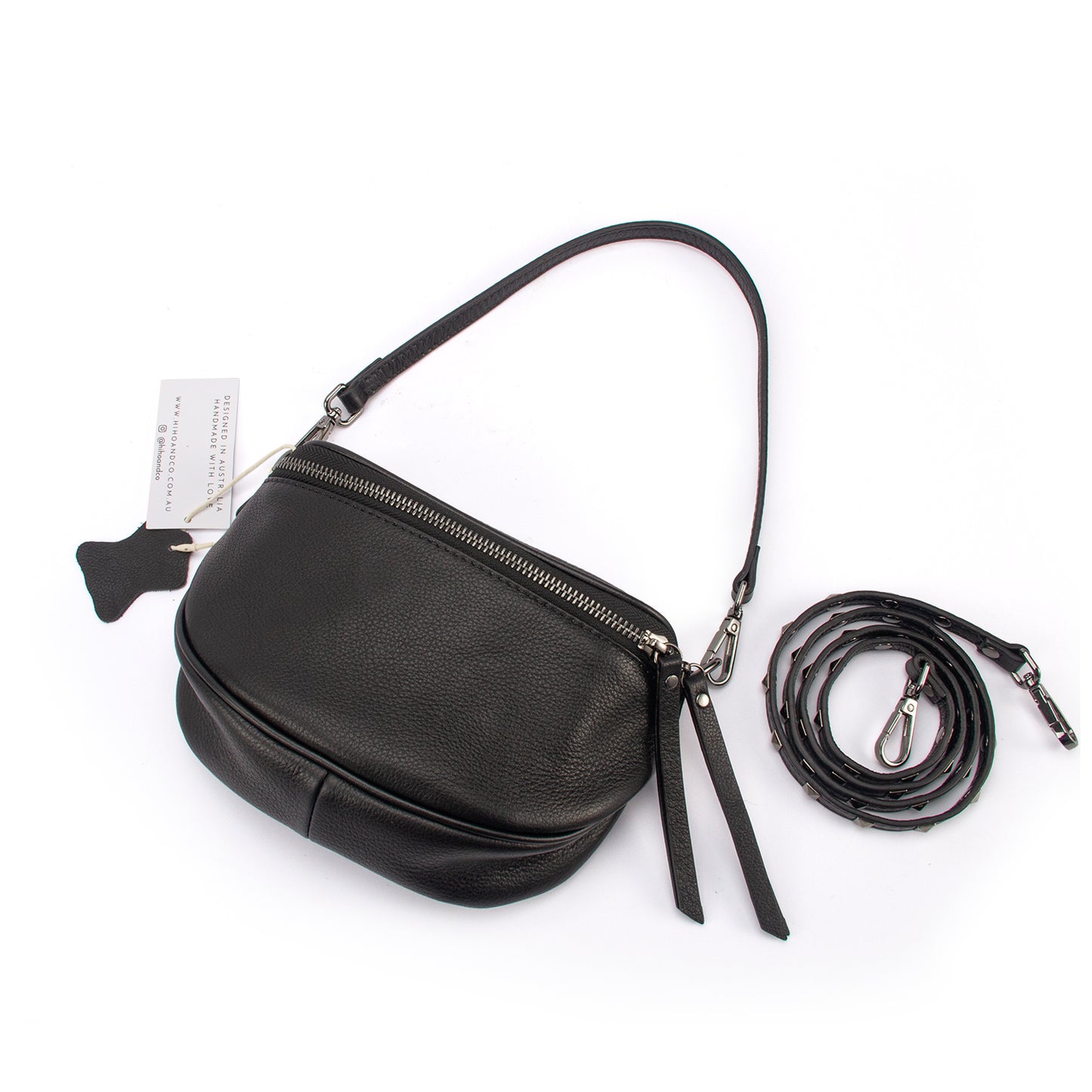 HI HO + CO - Mini Obsessed Bag Black/Gunmetal