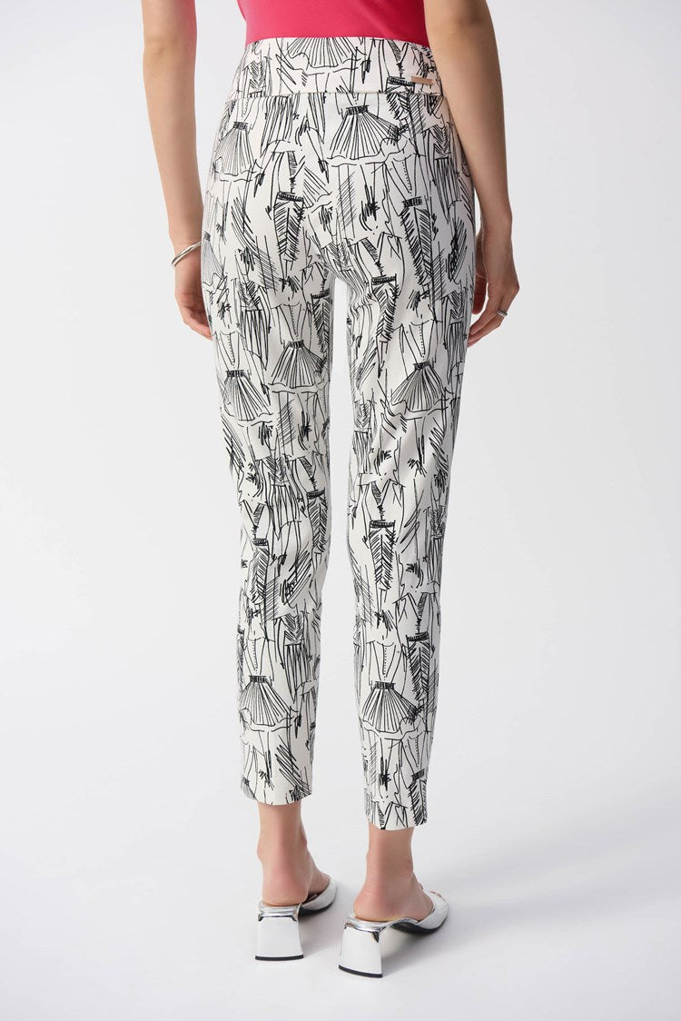 JOSEPH RIBKOFF - Millennium Conversational Print Slim Fit Pants