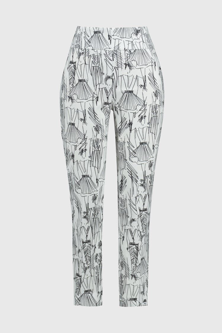 JOSEPH RIBKOFF - Millennium Conversational Print Slim Fit Pants