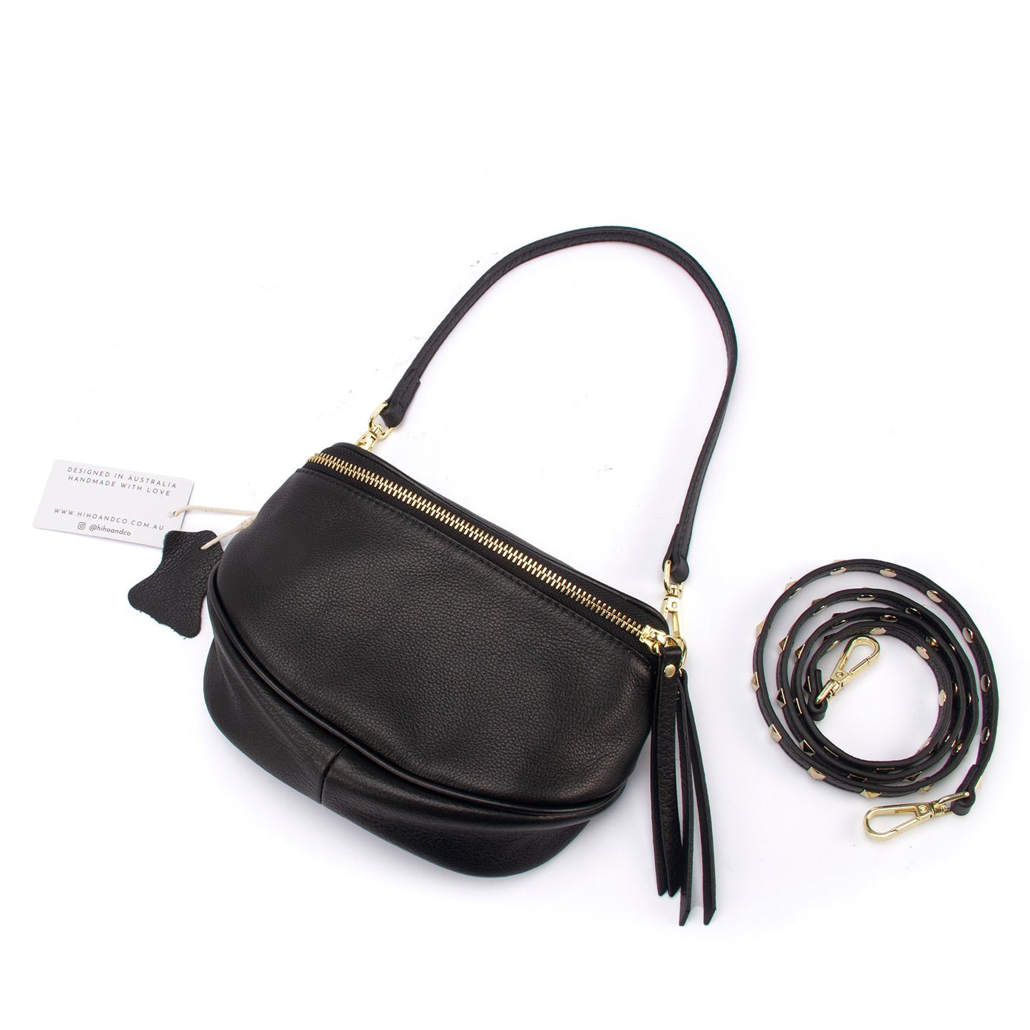 HI HO + CO - Mini Obsessed Bag Black/Gold