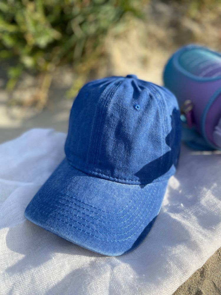 NAKOA THE LABEL - Vintage Washed Cap -  Ocean