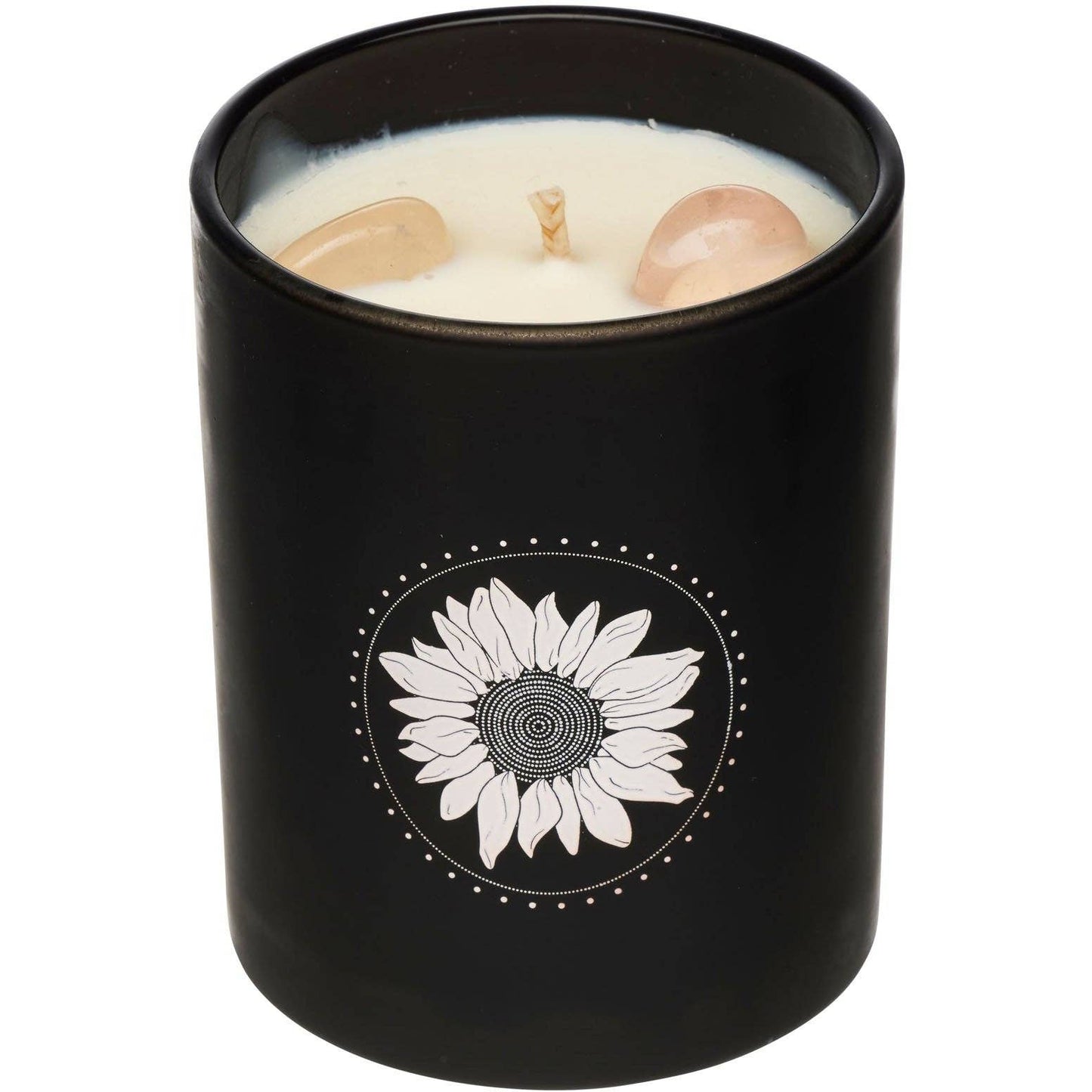 SUMMER SALT BODY - Soy Candle - Crystal Infused - Rose Quartz x Salted Caramel