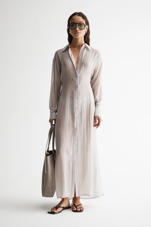 ELKA - Bodhi Shirt Dress Silver