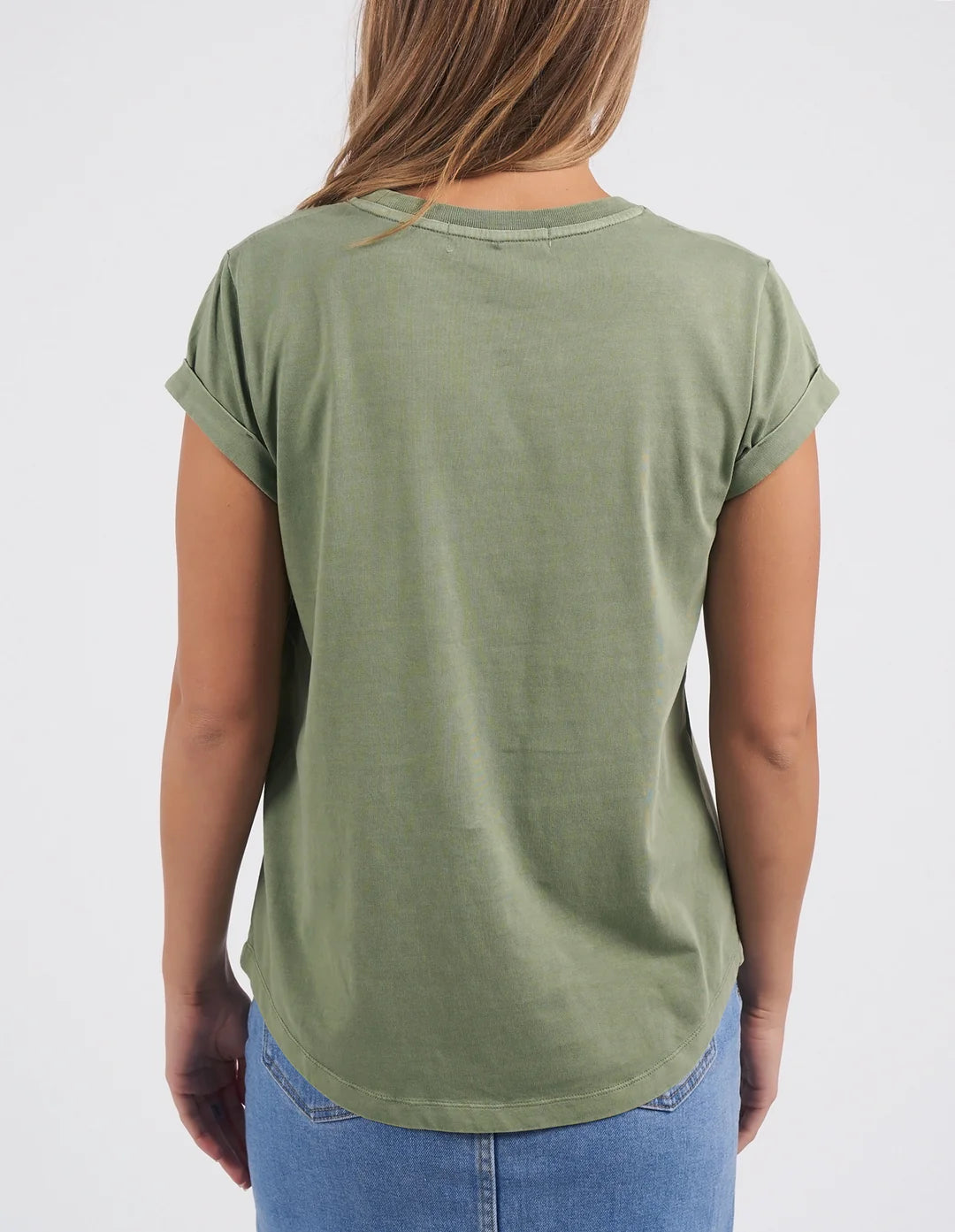 FOXWOOD - Effortless Tee Fern Green