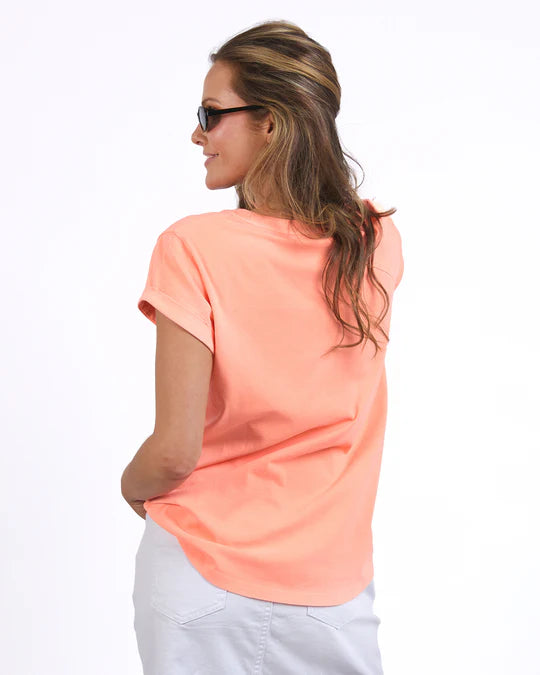 FOXWOOD - Effortless Tee (Neon Peach)