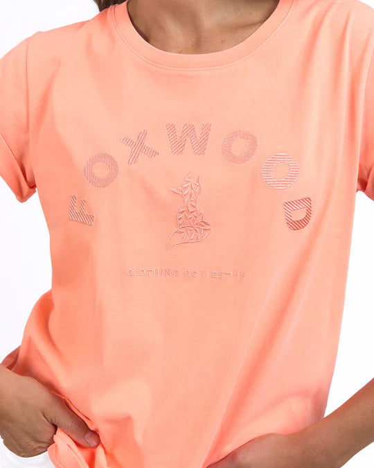 FOXWOOD - Effortless Tee (Neon Peach)