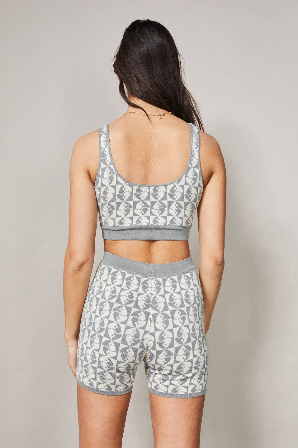 ALL FENIX - Jacquard Crop Top