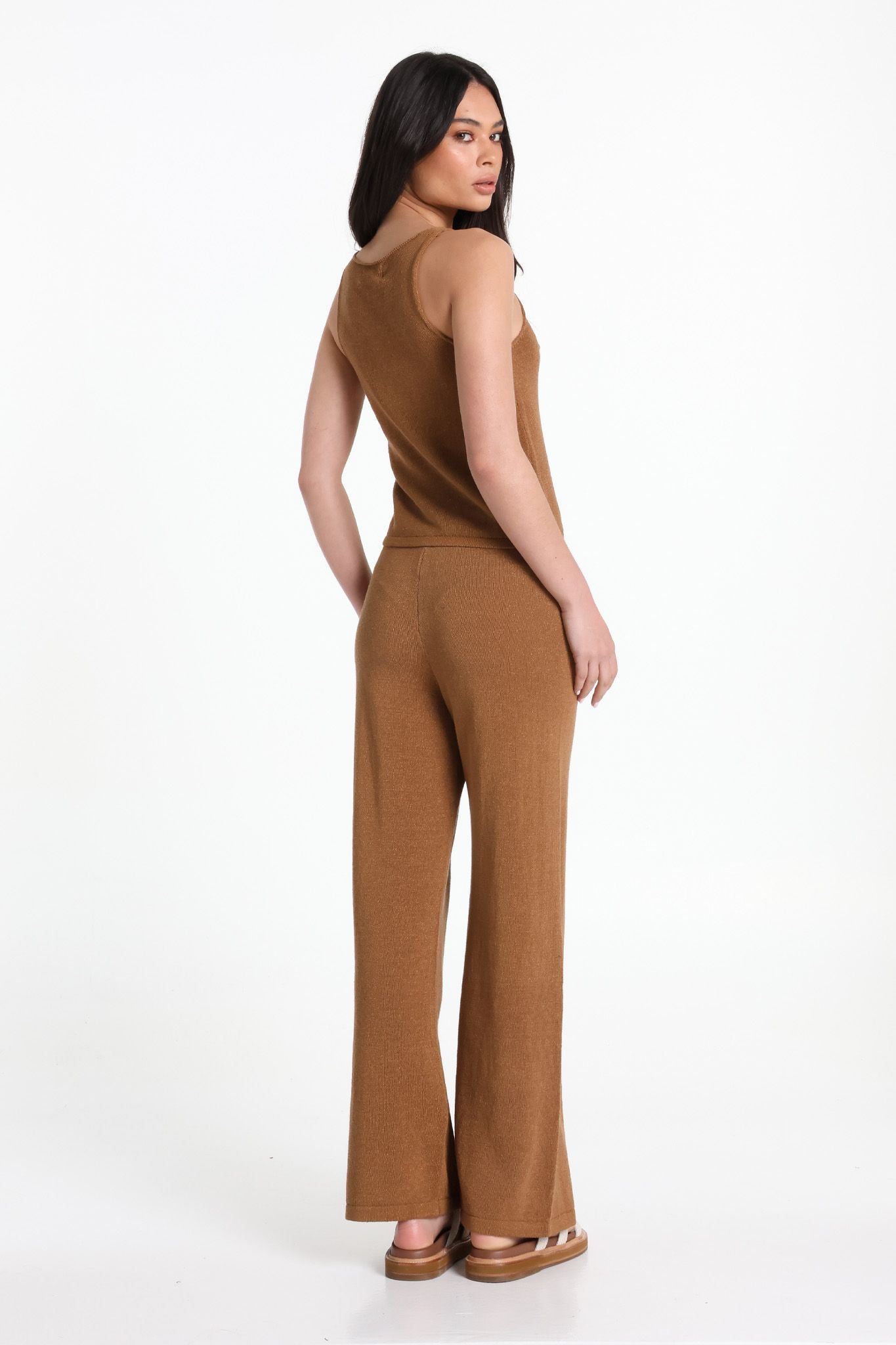 LOST IN LUNAR - Raya Knit Top Toffee