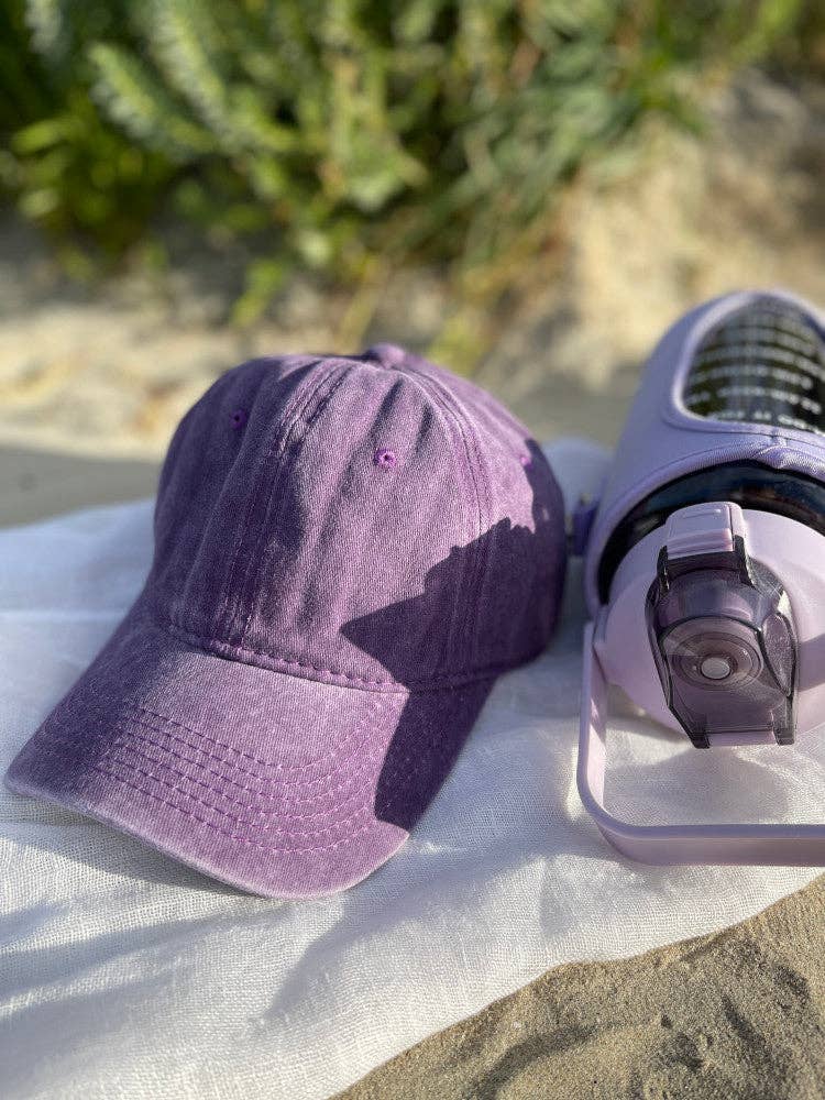 NAKOA THE LABEL - Vintage Washed Cap - Purple