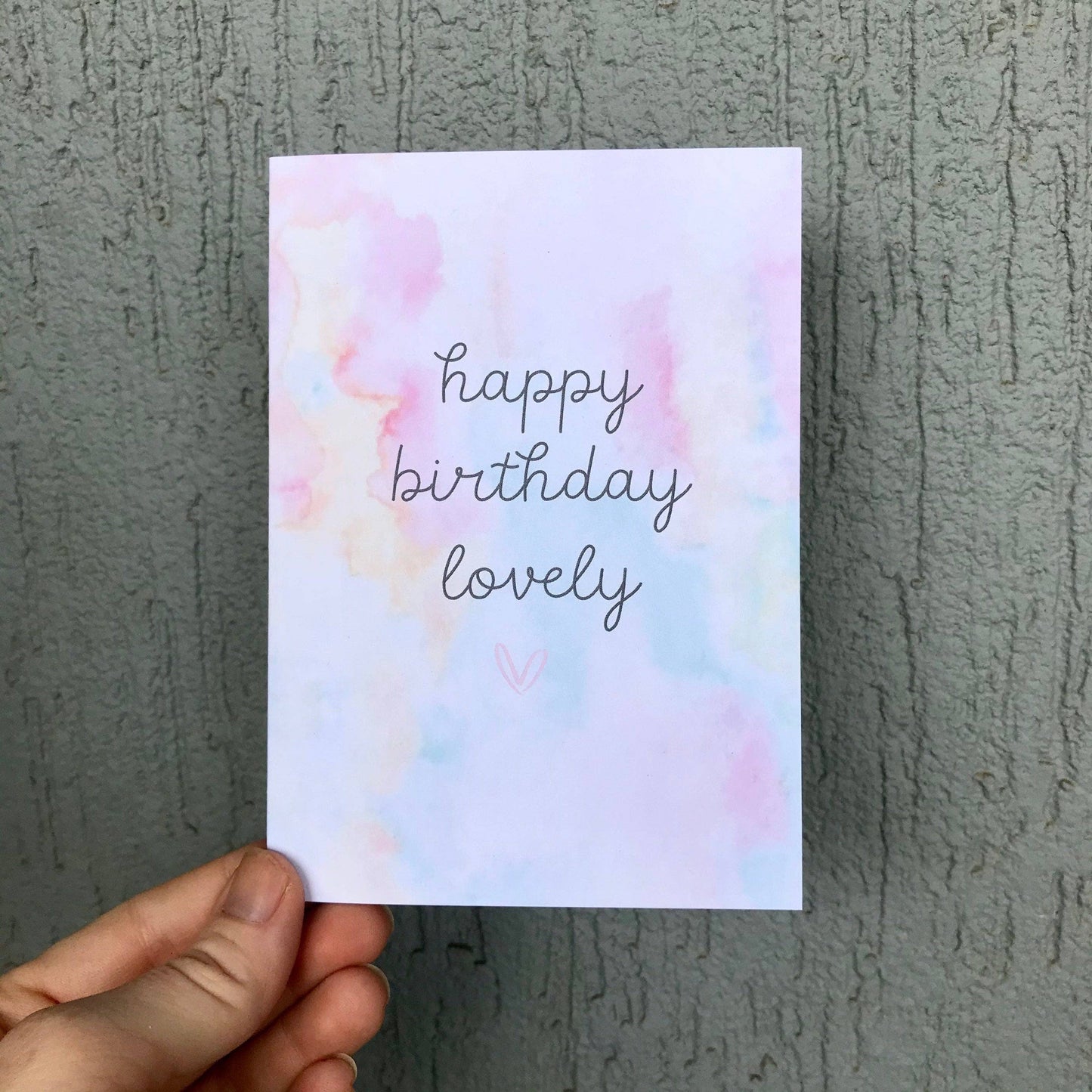 Happy Birthday Lovely - 100% Recycled Birthday Card