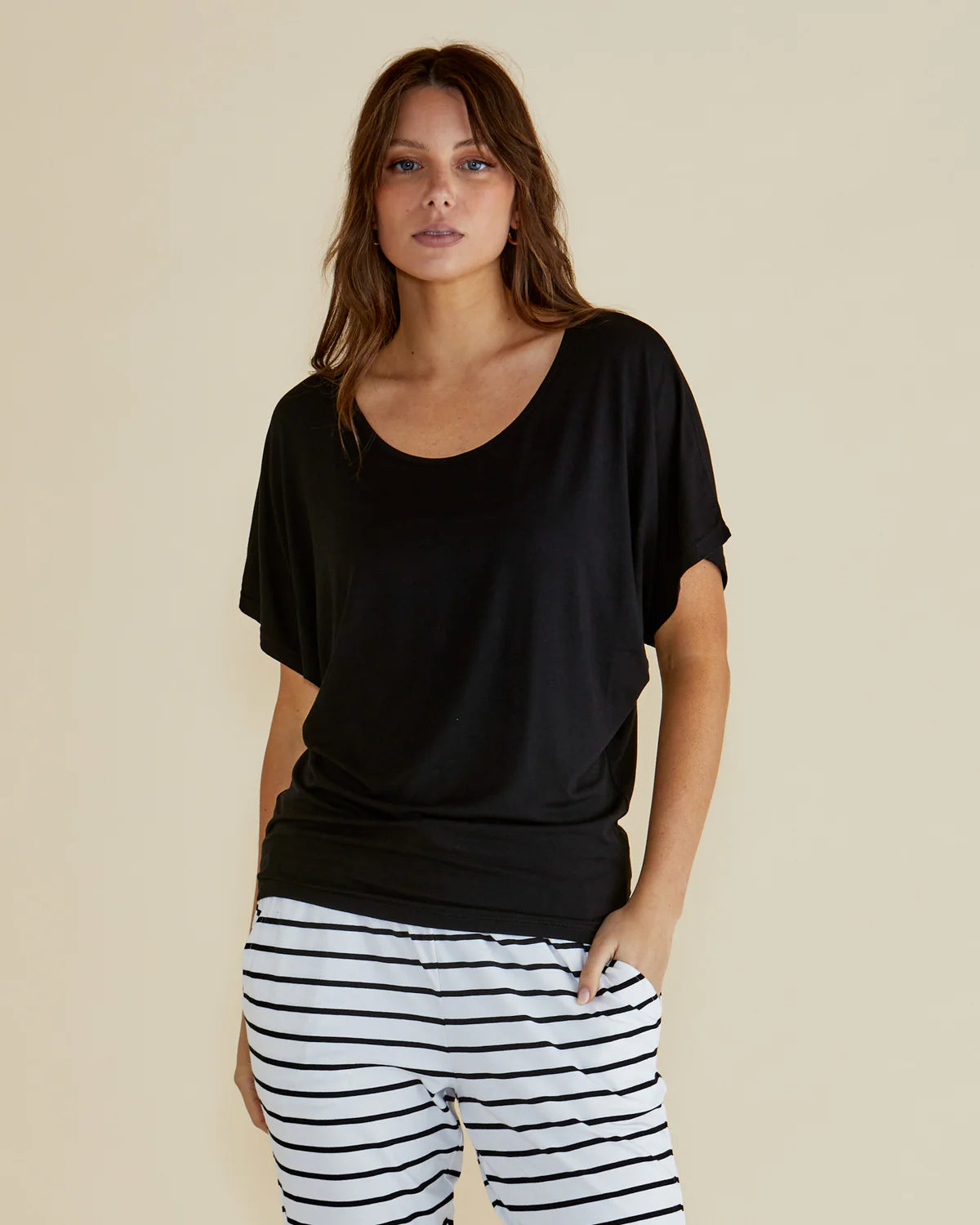 BETTY BASICS - Maui Tee Black