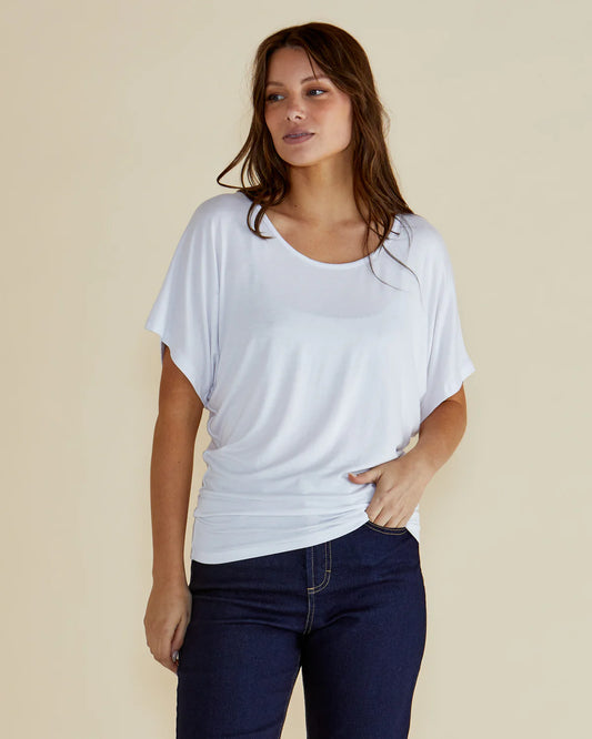 BETTY BASICS - Maui Tee White