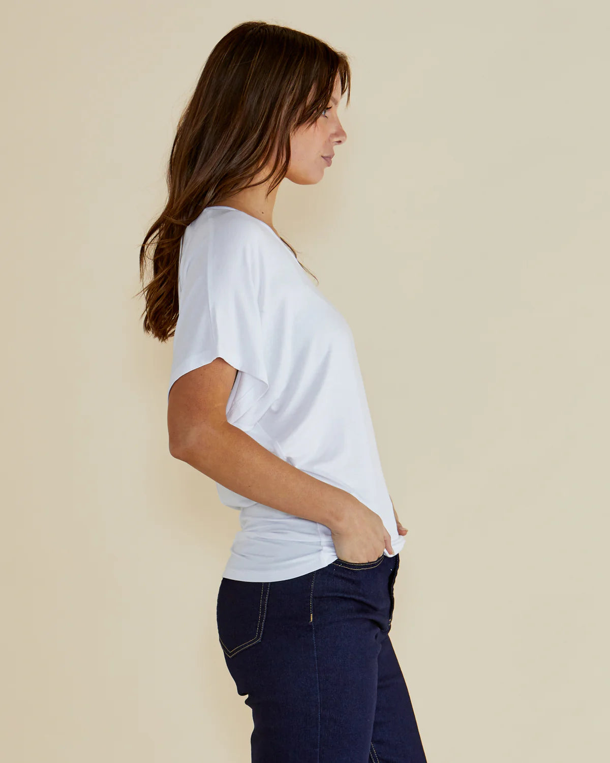 BETTY BASICS - Maui Tee White