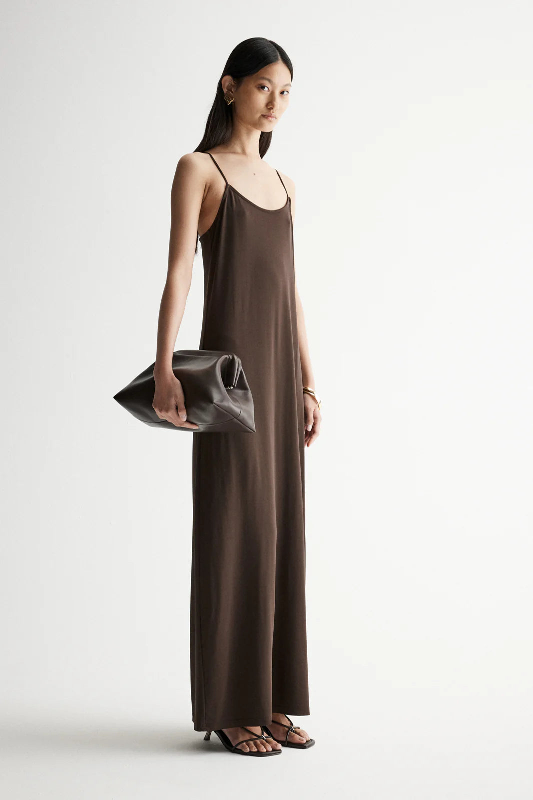 ELKA COLLECTIVE - Anjou Dress Chocolate