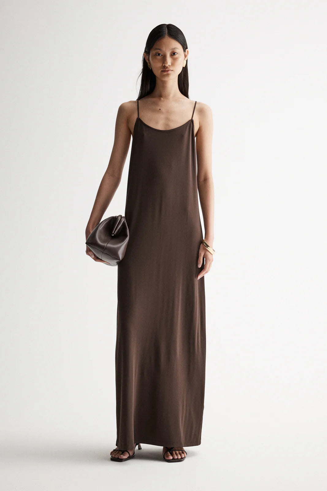 ELKA COLLECTIVE - Anjou Dress Chocolate