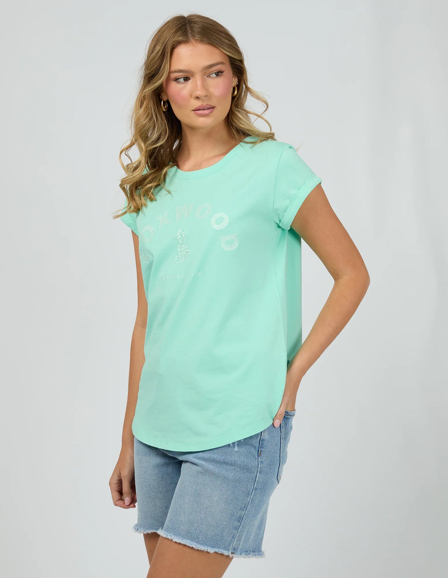 FOXWOOD - Effortless Tee (Neon Mint)