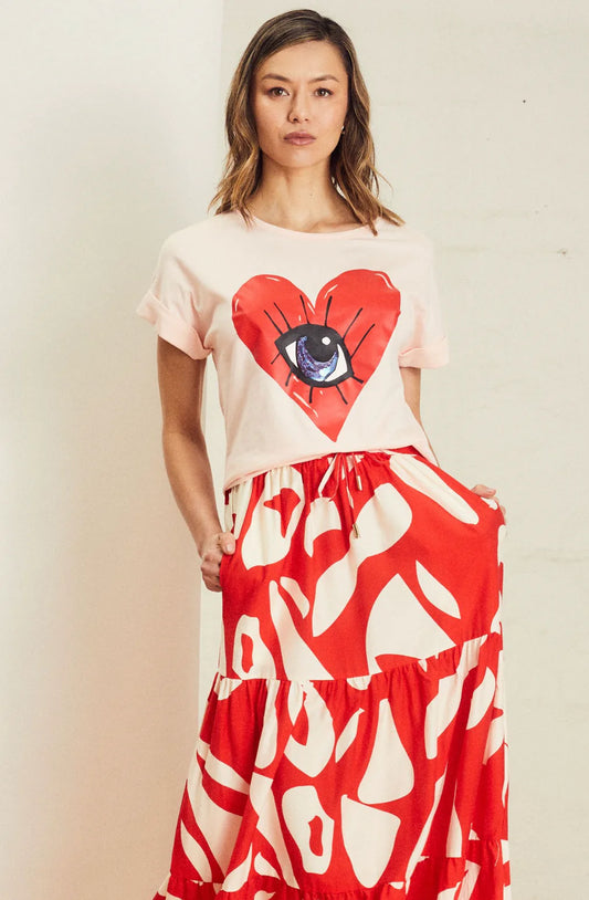 WE ARE THE OTHERS - Jade Relaxed Tee Heart Eye