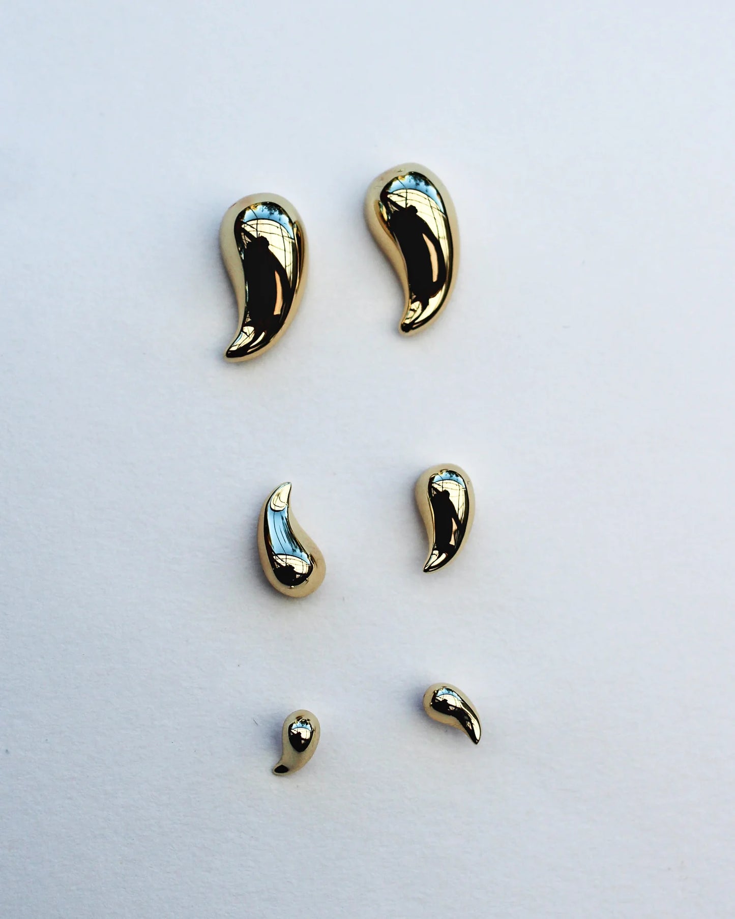 F&H STUDIOS - Teardrop Studs Large