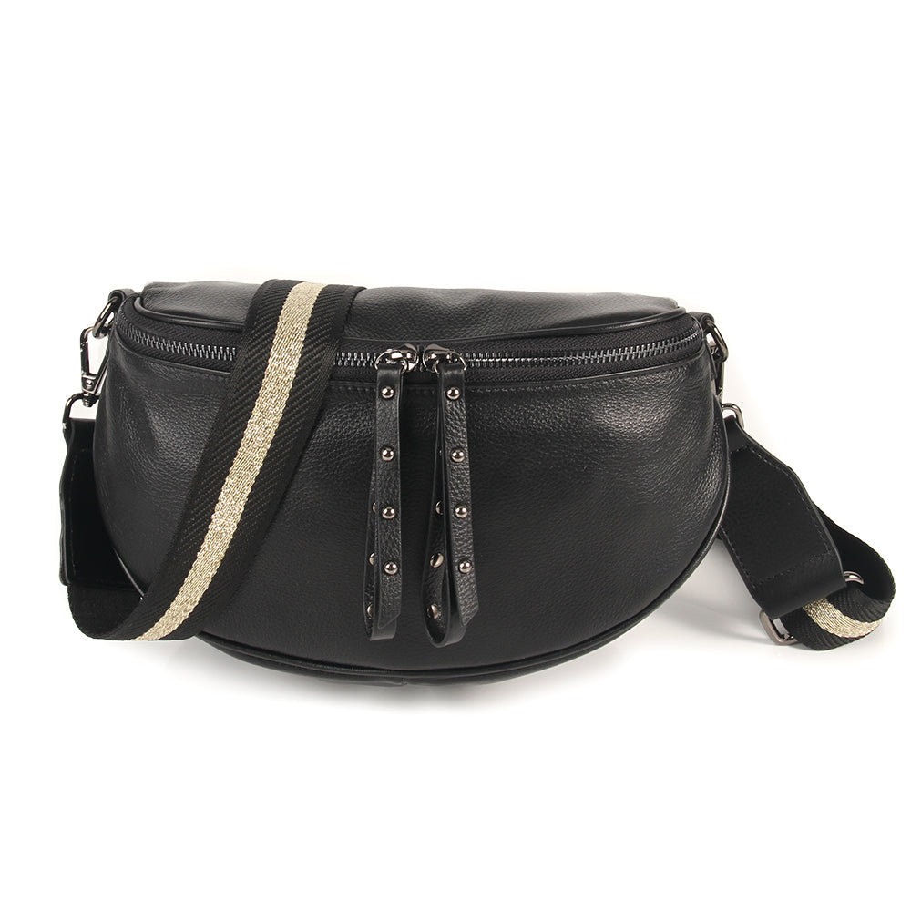 HI HO + CO - Obsessed Black/Gunmetal Gold Crossbody bag