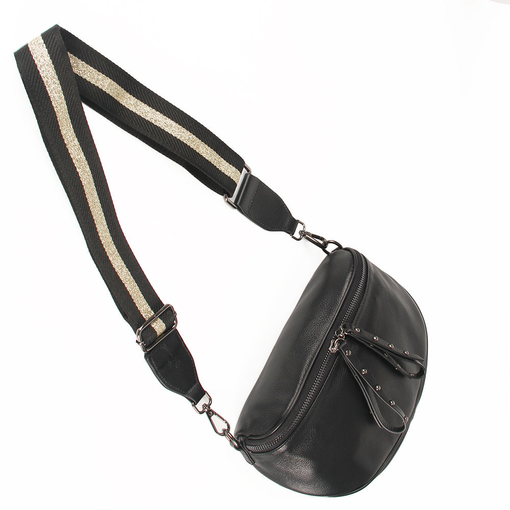 HI HO + CO - Obsessed Black/Gunmetal Gold Crossbody bag