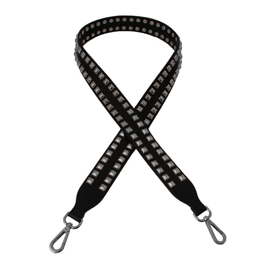 HI HO + CO - Black Stud Strap/Gunmetal