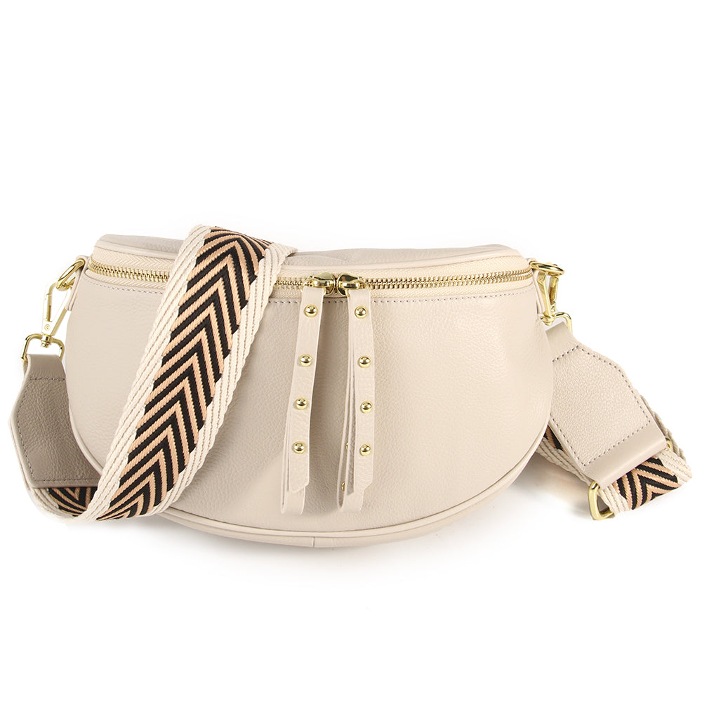 HO HO + CO - Obsessed Sand/Gold Crossbody Bag