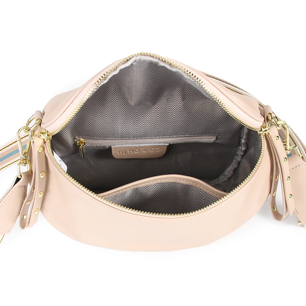 Hi Ho + Co - Obsessed Blush/Gold Crossbody Bag