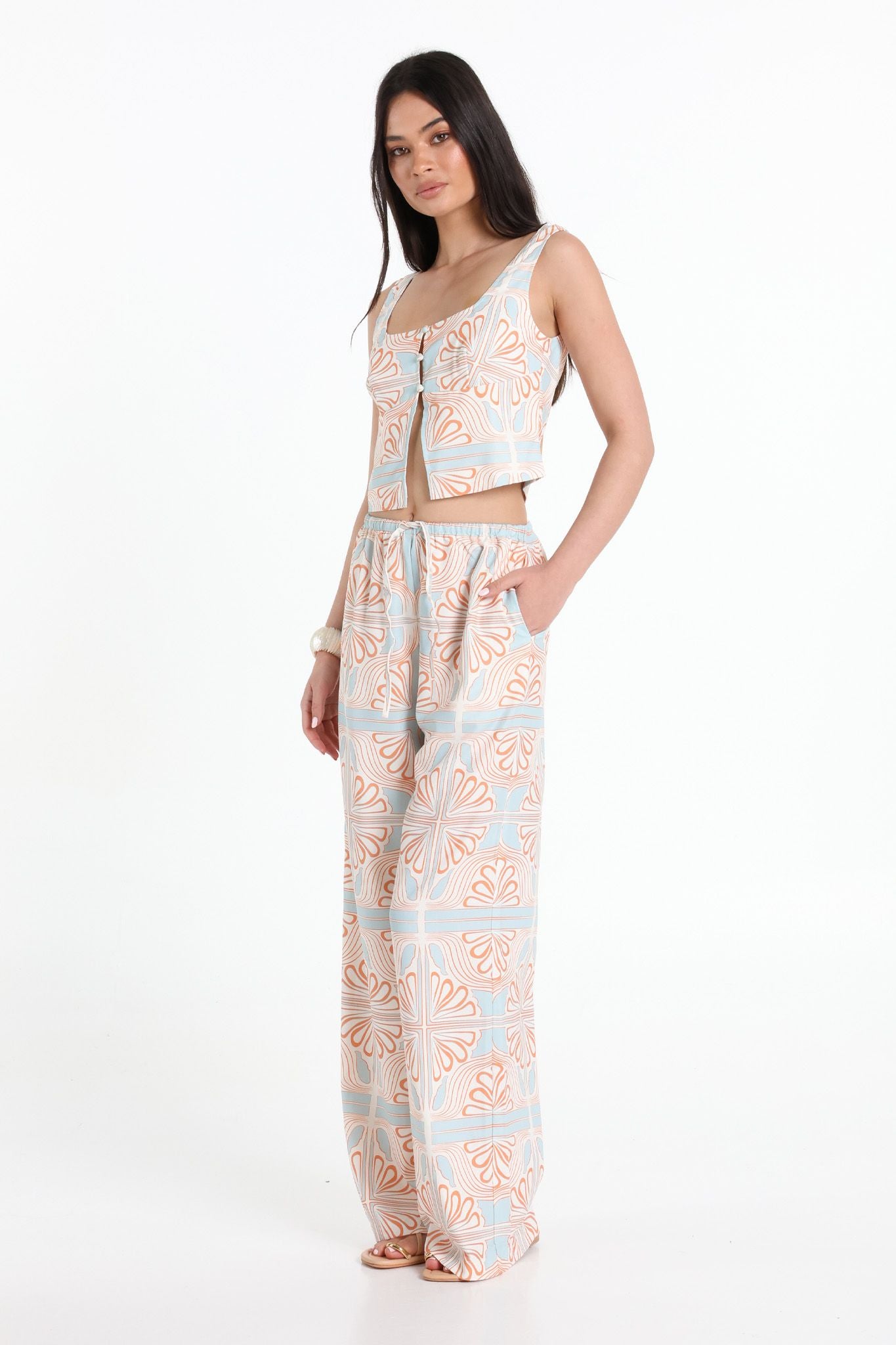 LOST IN LUNAR - Ginny Pants Sahara Print