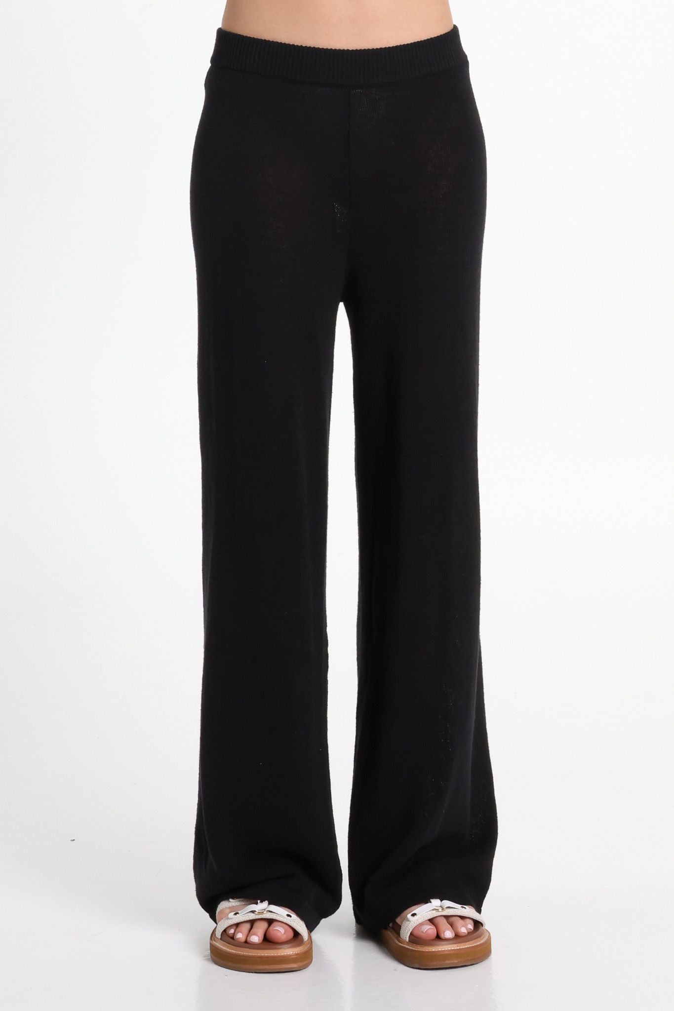 LOST IN LUNAR - Raya Knit Pants Black