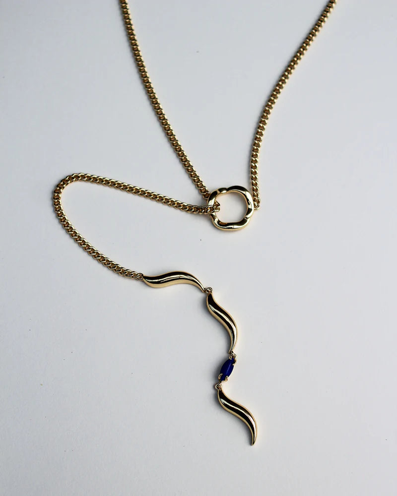 F&H STUDIOS - Wipeout Drop Necklace