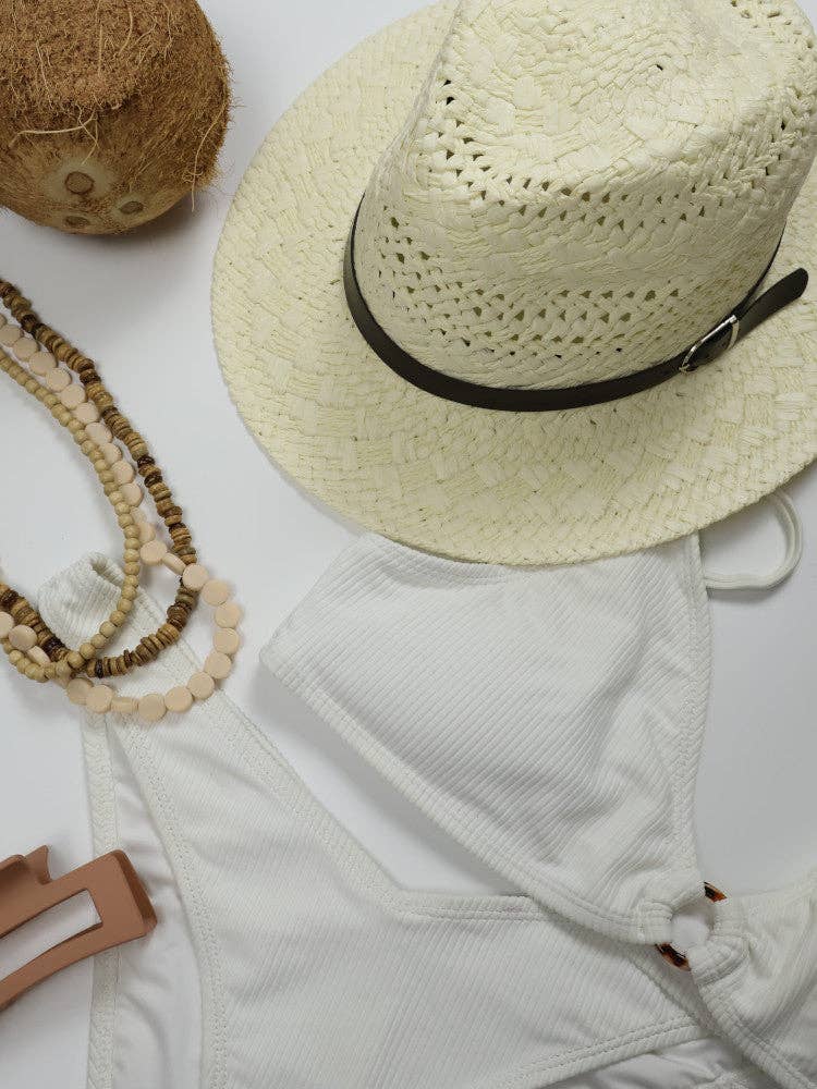 NAKOA THE LABEL - Fedora Sun Hat - Toulouse - Ivory