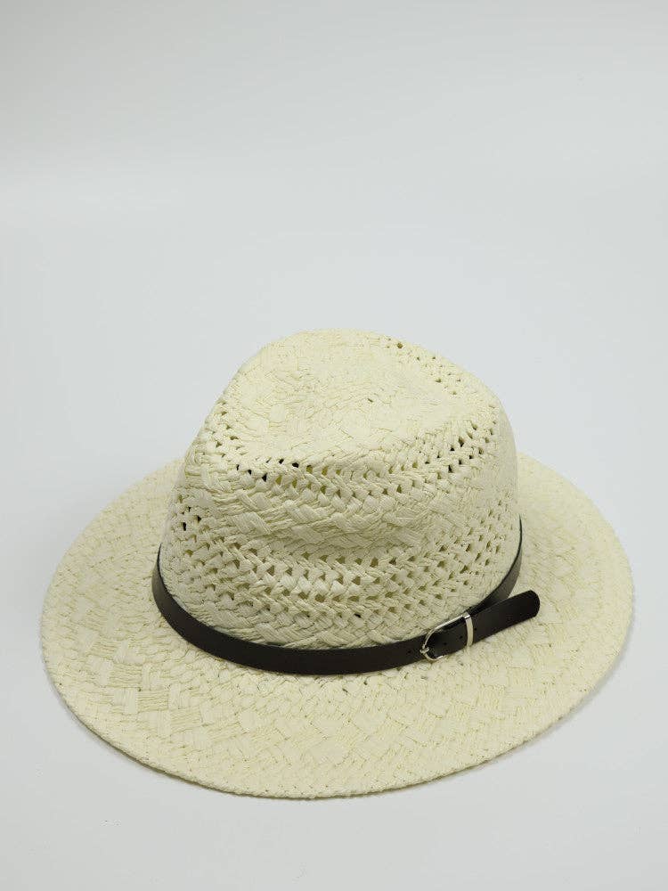 NAKOA THE LABEL - Fedora Sun Hat - Toulouse - Ivory