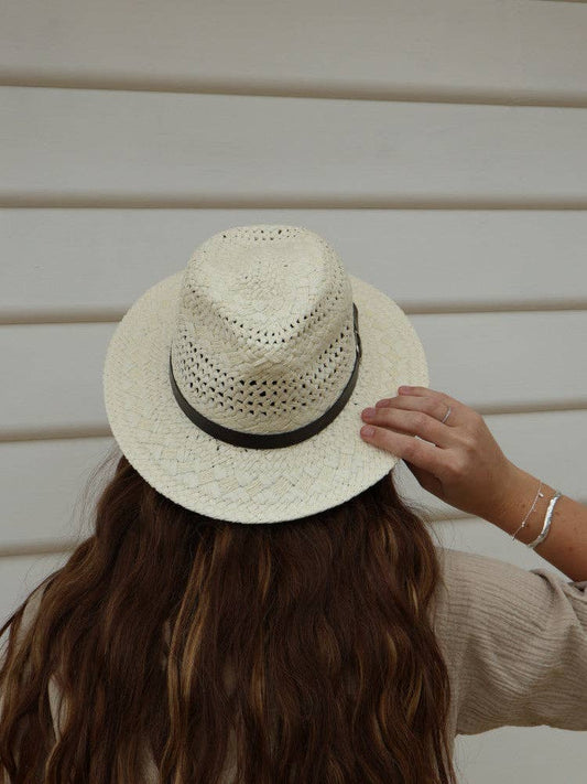 NAKOA THE LABEL - Fedora Sun Hat - Toulouse - Ivory