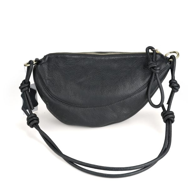 Hi Ho + Co - Crescent Bag Black/Gold