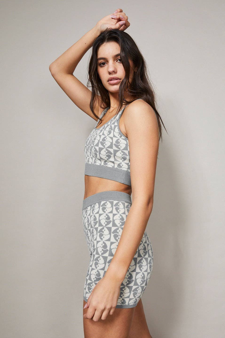 ALL FENIX - Jacquard Crop Top