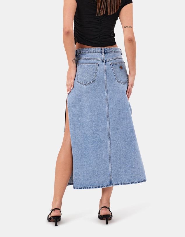 ABRAND - 99 Maxi Skirt Loretta - Light Blue