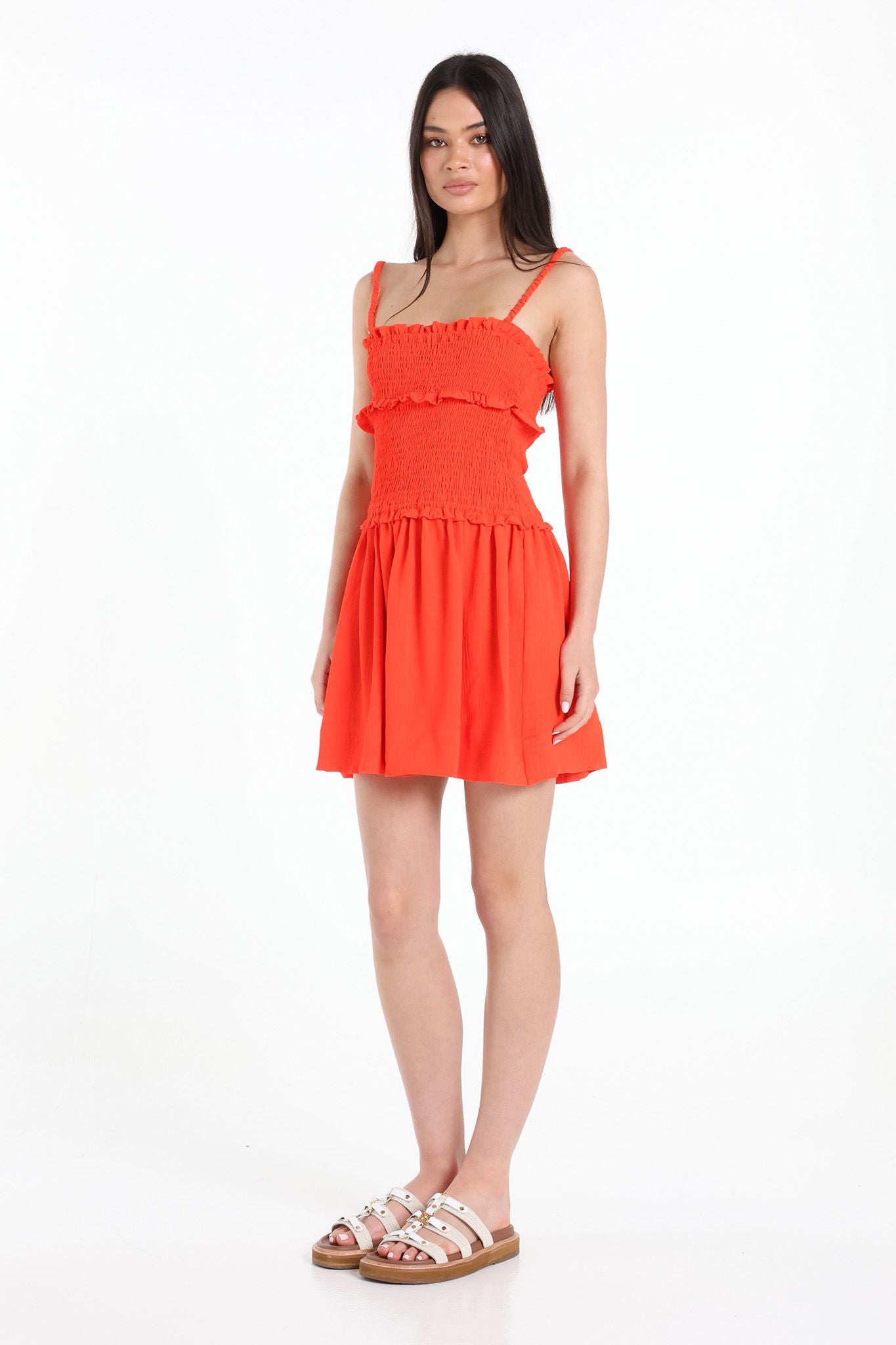 LOST IN LUNAR - Kerry Mini Dress Flame