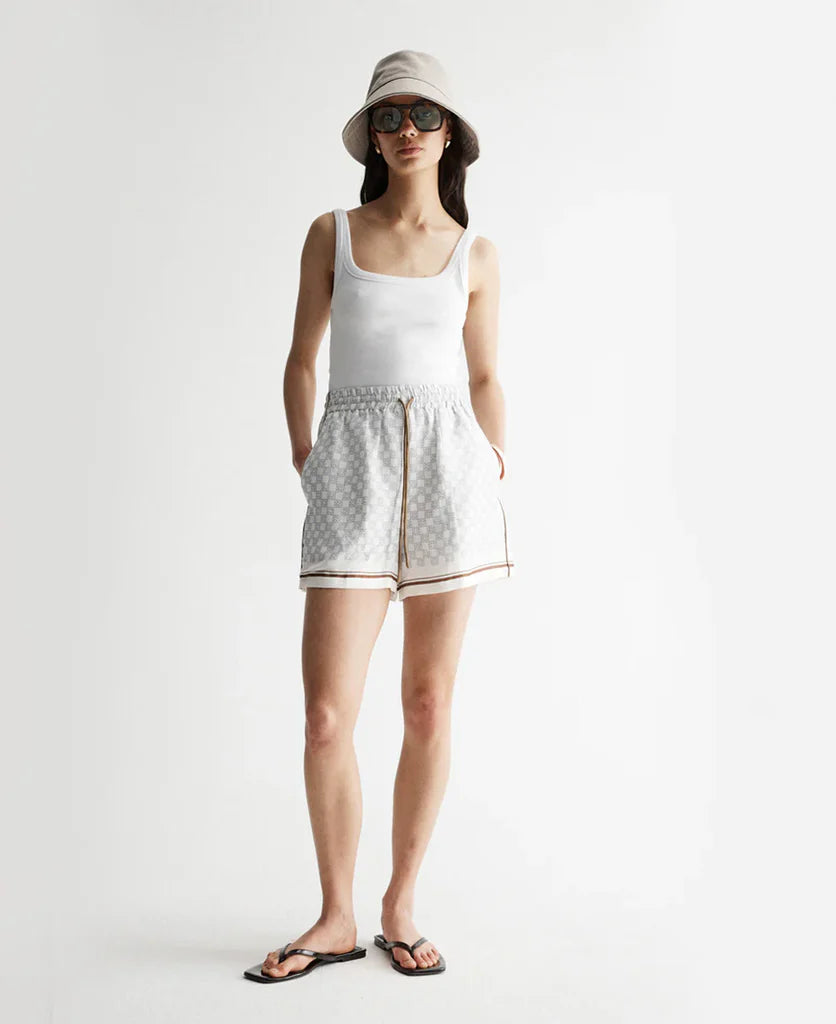 ELKA COLLECTIVE - Lumi  Short Monogram Print