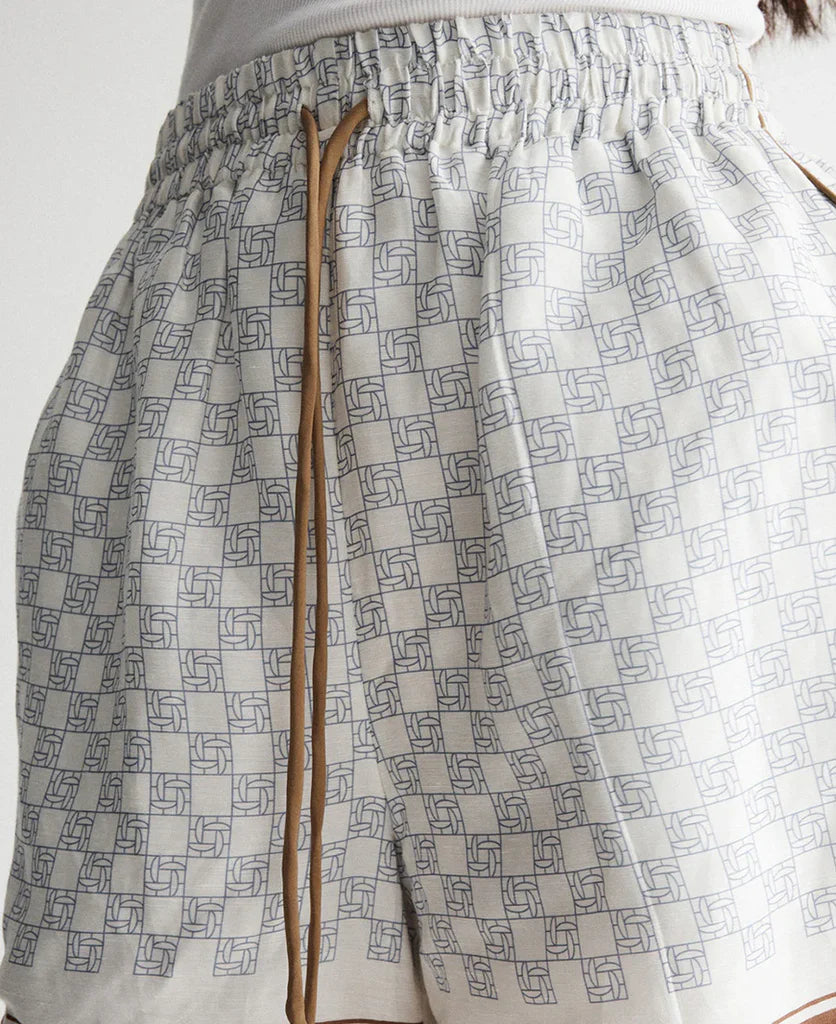 ELKA COLLECTIVE - Lumi  Short Monogram Print