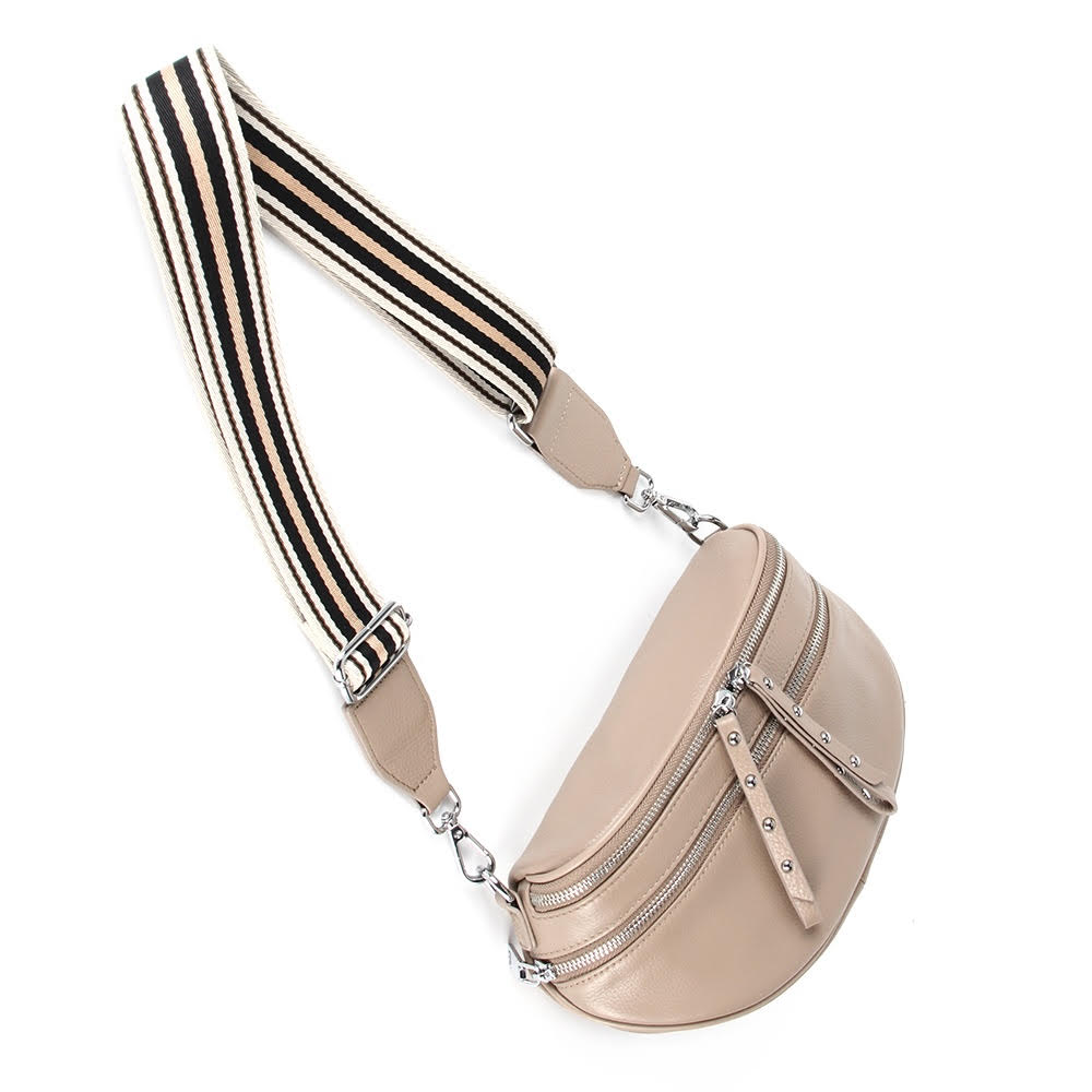 HI HO + CO - Voyager Toffee/Silver Crossbody Bag