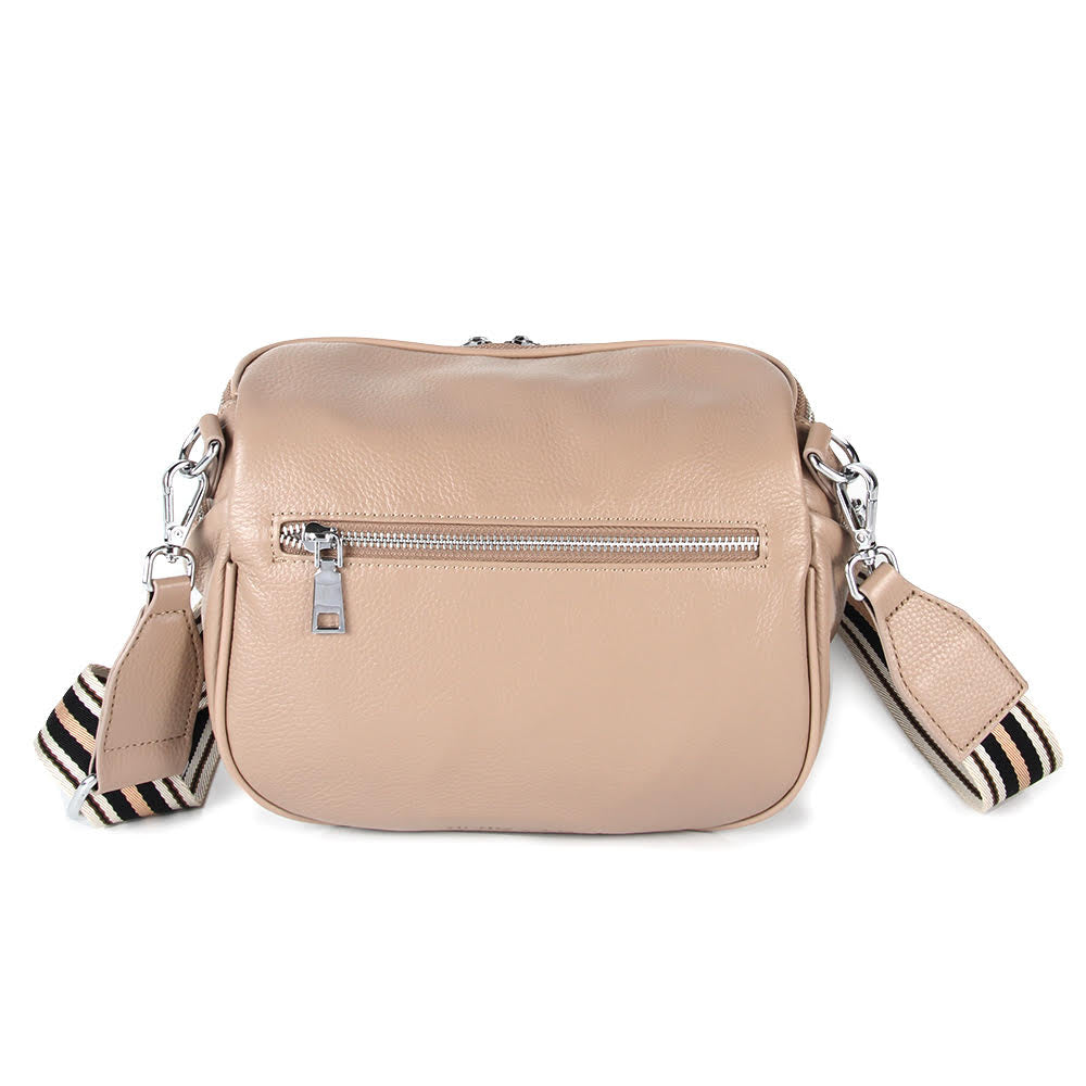 HI HO + CO - Voyager Toffee/Silver Crossbody Bag