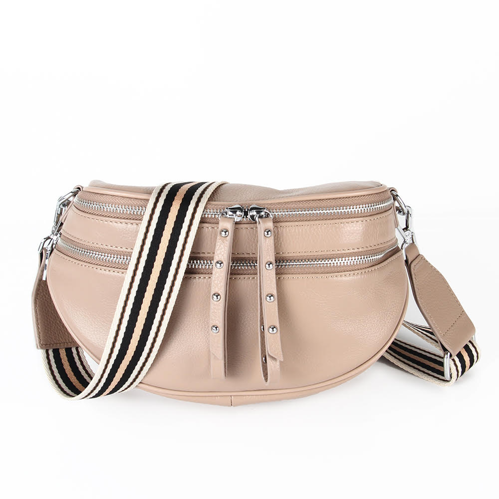 HI HO + CO - Voyager Toffee/Silver Crossbody Bag